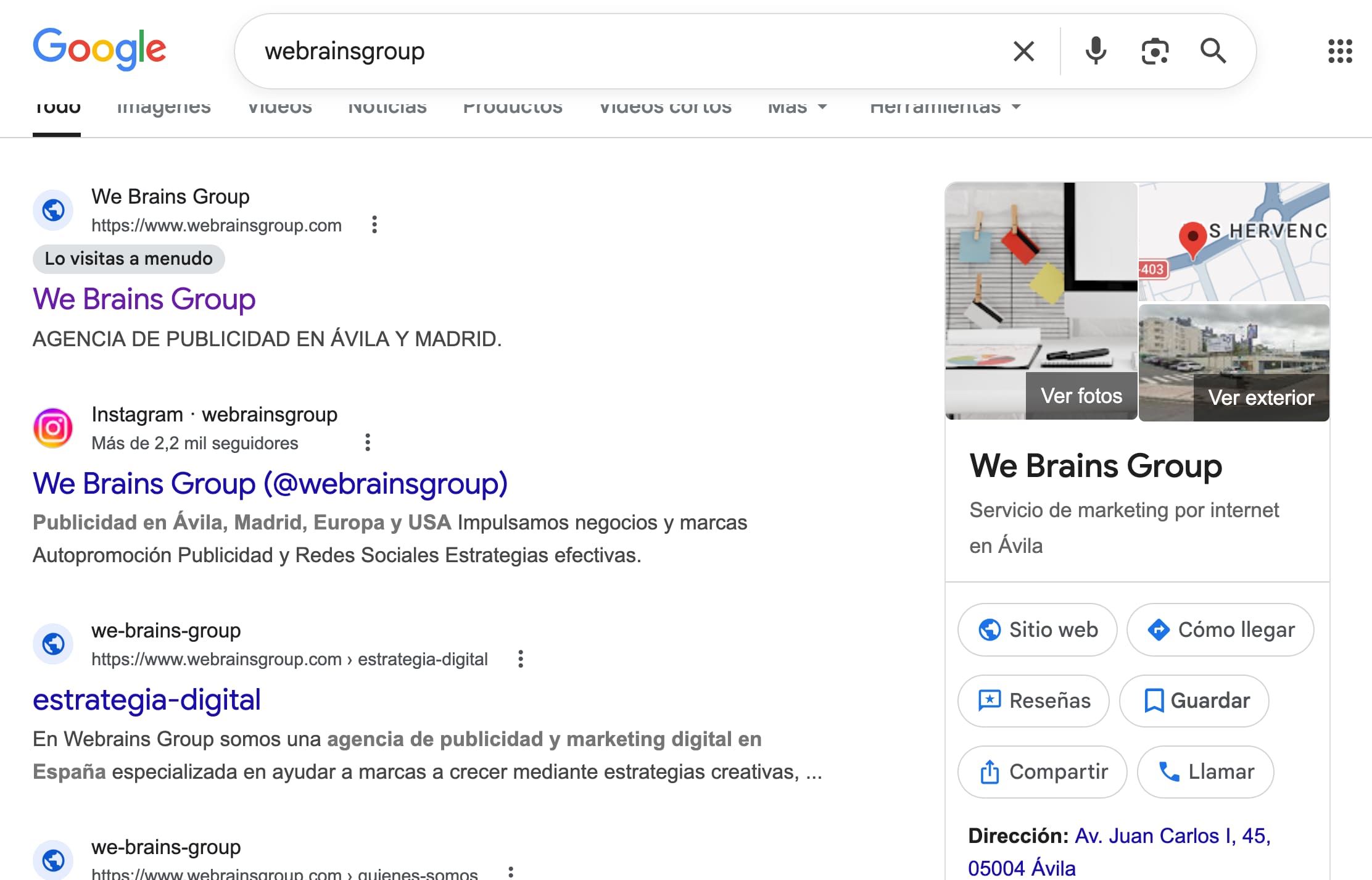 agencia seo de we brains group
